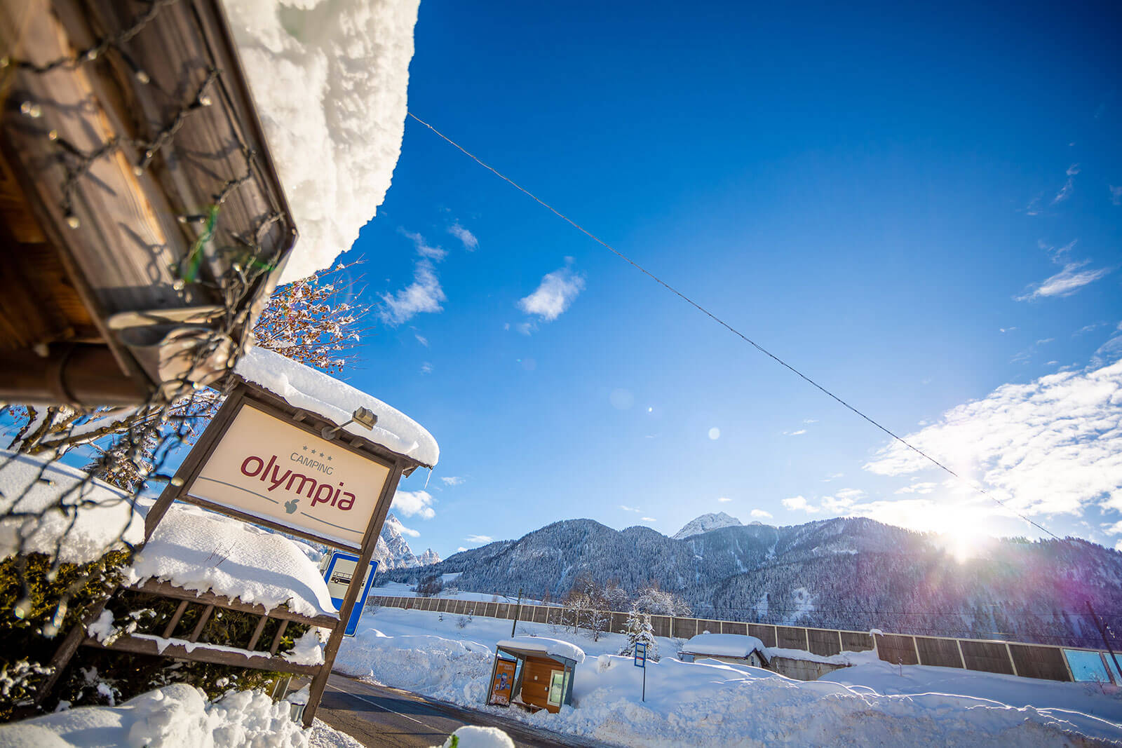 Camping Olympia im Winter