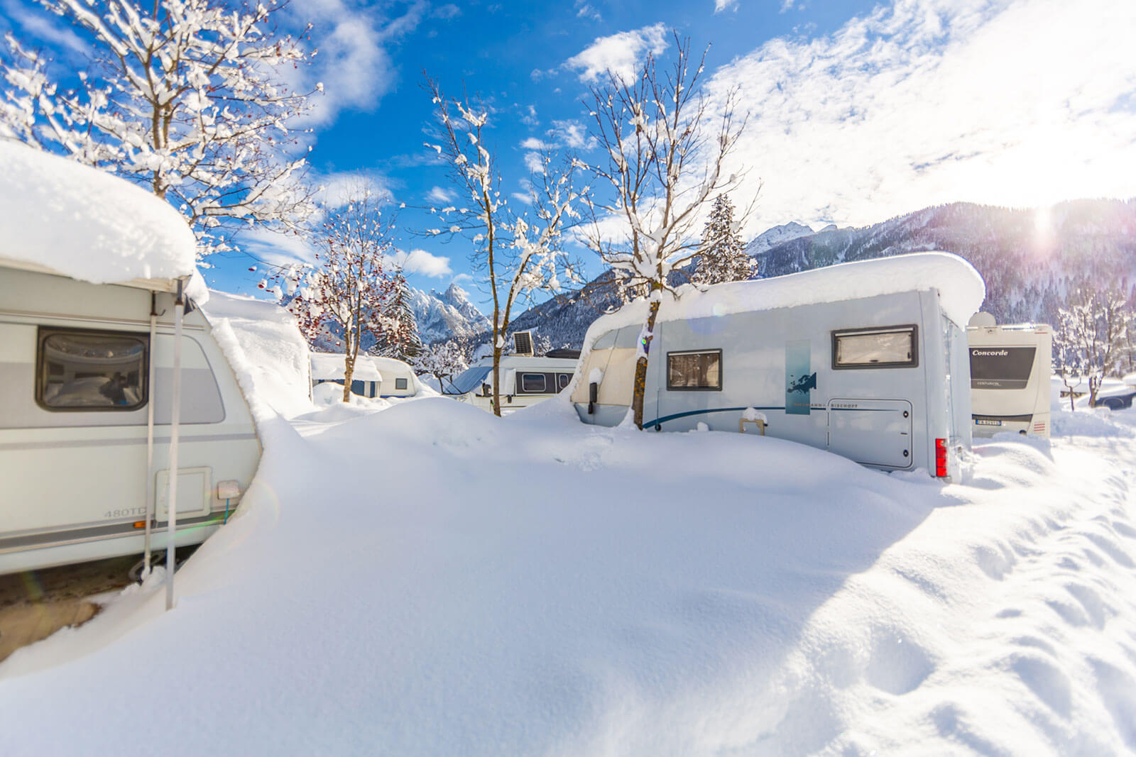 Wintercamping in Toblach