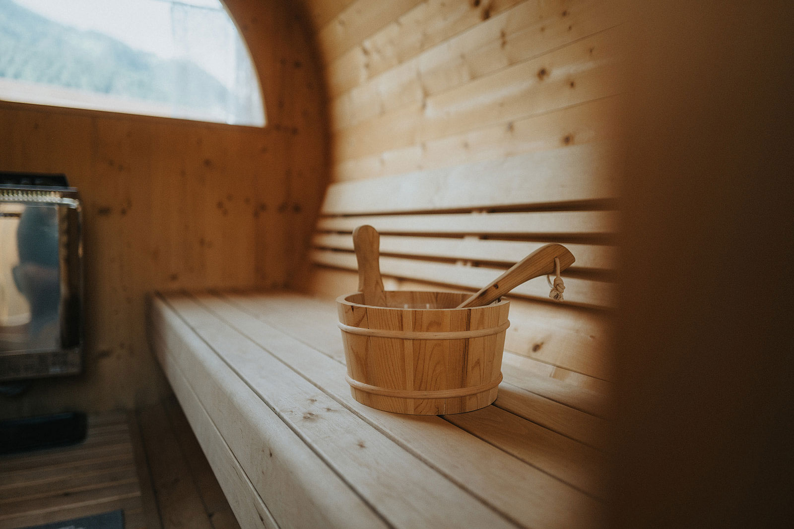 Campingurlaub mit Sauna