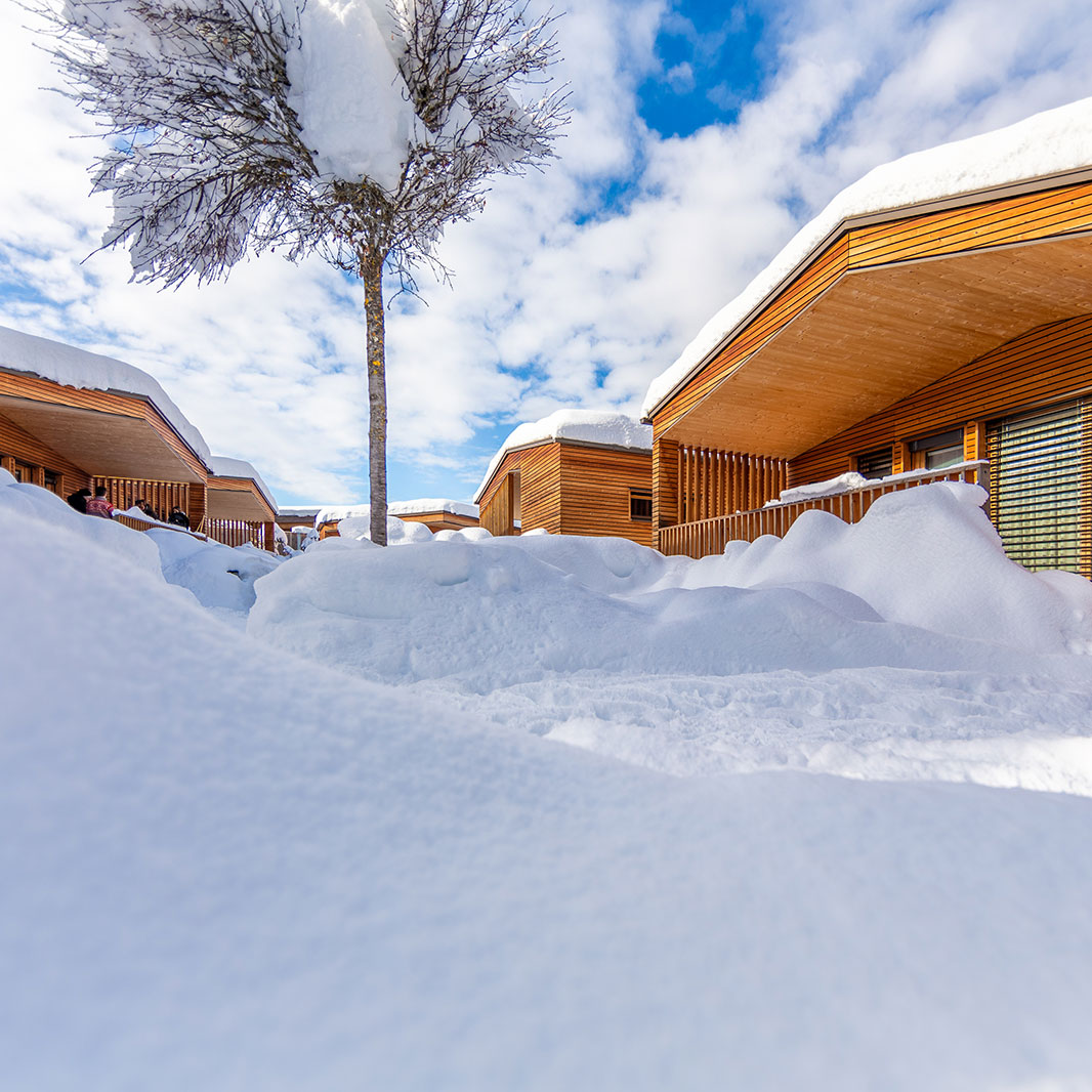 Luxus-Bungalow in Toblach - Winter