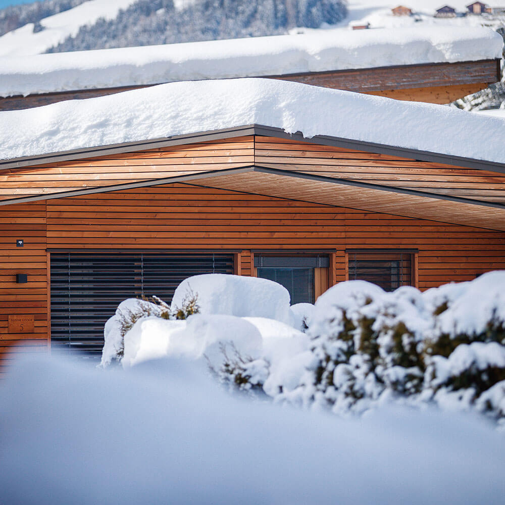 Lodge im Winter