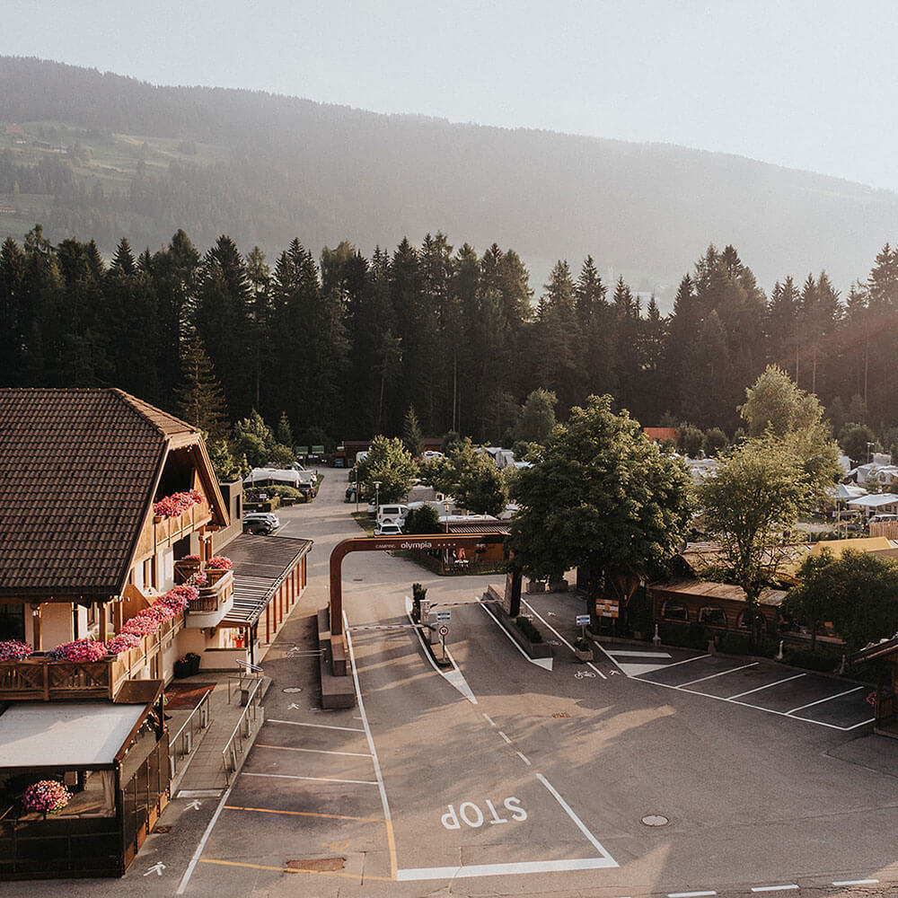 Ingresso del Camping Olympia